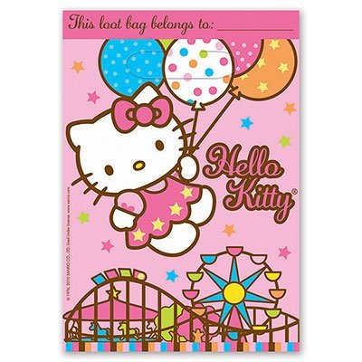 Пакетики для сувениров Hello Kitty, 8шт.