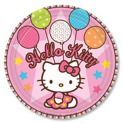 Тарелка Hello Kitty, 17 см, 8 штук