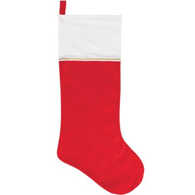 Носок для подарков фетр красный, 86 см