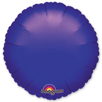 Шарики из фольги Шарик 45см круг металлик Purple