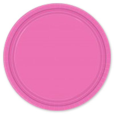 Тарелки ярко-розовая 17см, 8шт