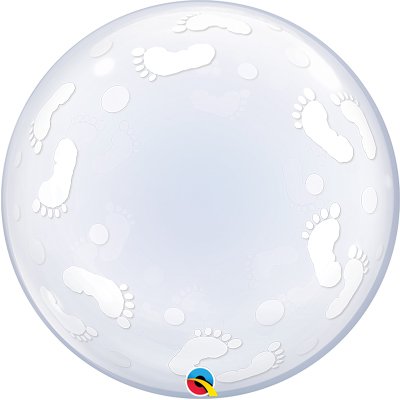 Bubble Шар BUBBLE DECO 24" Пяточки детские