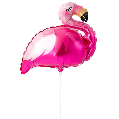 Шарики из фольги Шар мини фигура Фламинго