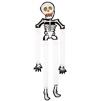 Декорации подвески Фигура подвесная Скелет подвижный, 70см