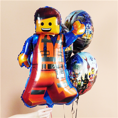 Шарики из фольги Шар фигура Лего Человек
