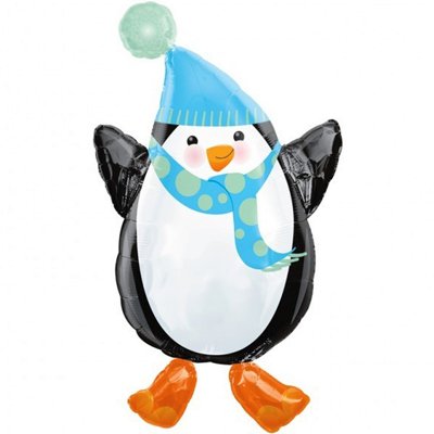 Шар фигура Новый год Пингвин