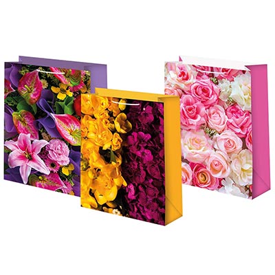 Пакет Пакет бум Цветы яркие 33х45см