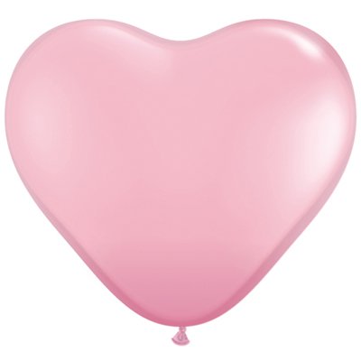 Шар Сердце 06" Стандарт Pink, 15 см