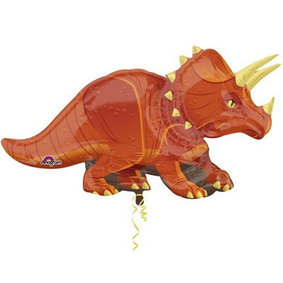 Шарики из фольги Шар фигура Динозавр Трицератопс