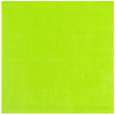 Салфетки Салфетка светло-зеленая 33см 12шт