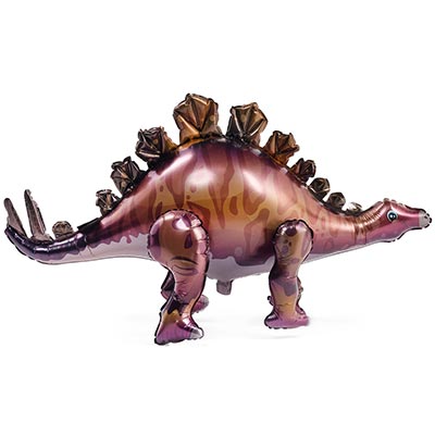 Шарики из фольги Шар Динозавр Стегозавр коричн,под воздух
