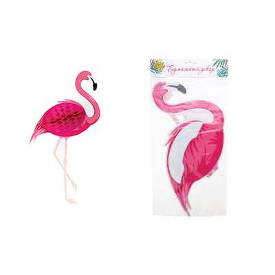 Декорации подвески Фигура Фламинго 53 см