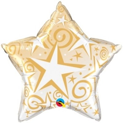 Шарик 36" звезда Звезды со Спиралями Зол