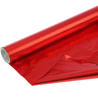 Полисилк металлик красный 1мх20м