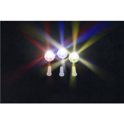 Светящиеся сувениры Светодиод для шара круглый RGB 10шт