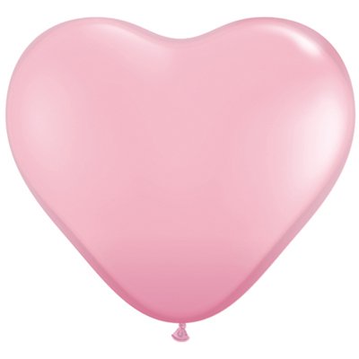 Шар Сердце 15" Стандарт Pink, 38 см