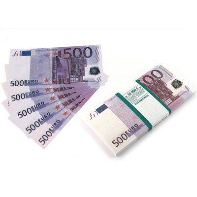 Имитация пачки денег 500 евро