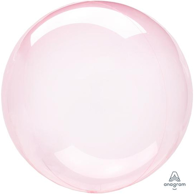 Шарики из фольги Шар BUBBLE 45см Кристалл Dark Pink