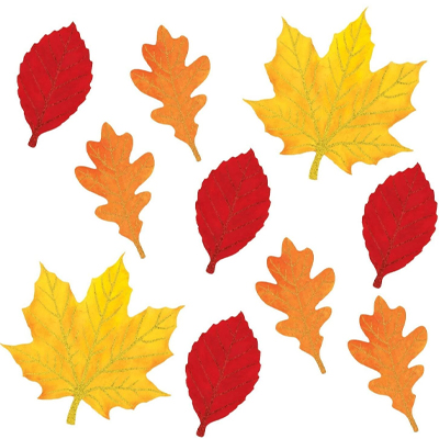 Баннер-комплект Осенние листья блеск