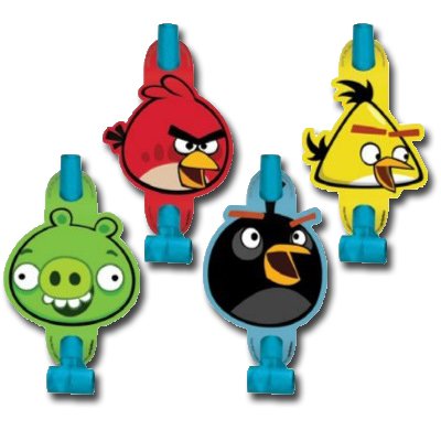 Языки-гудки Angry Birds, 8 штук