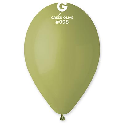 Шарик 12", 30см, 98 Пастель Green Olive
