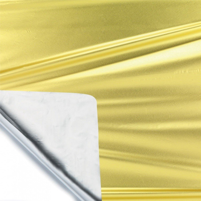 Полисилк желтый-серебро 1мх20м