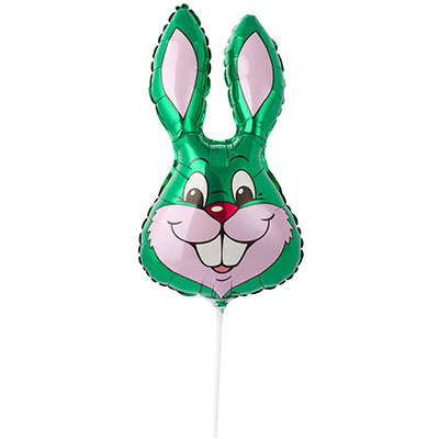 Шарики из фольги Шар Мини фигура Кролик зеленый