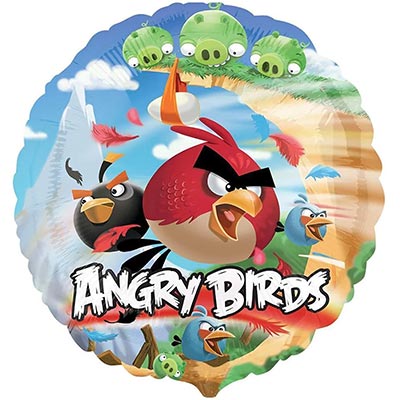 Шар 18 HeSAVER Angry Birds, 45 см