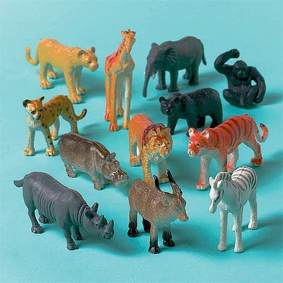 Игрушки Игрушки Животные джунгли, 12 штук