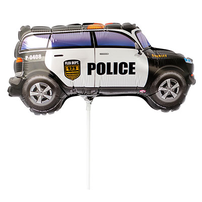 Шарики из фольги Шар Мини фигура Машина Полиция