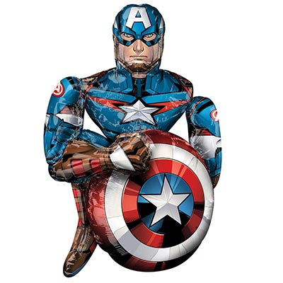 Шарики из фольги Шар ходячий Мстители Капитан Америка