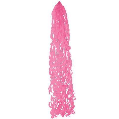 Подвеска серпантин розовая 95см