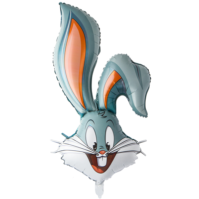Шарики из фольги Шар фигура Кролик улыбчивый