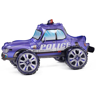 Шарики из фольги К ФИГУРА AIR Машина Полиция синяя