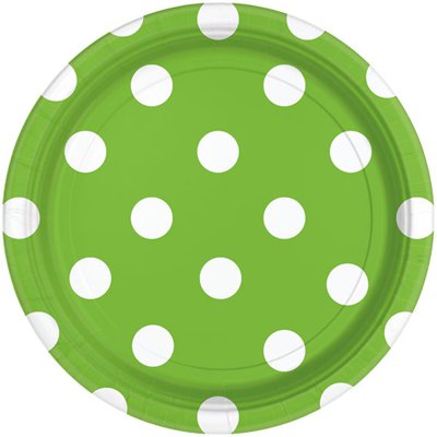 Тарелки Зеленые Киви Горошек, 23 см
