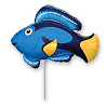  Шар Мини фигура Рыба синяя 1206-0851