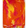  Перо декоративное желто-оранжевое 50шт 2008-4927