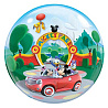  Шарик BUBBLE 22" Disney Микки-парк 1202-1370