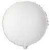 Белая Шарик Круг 45см Пастель White 1204-0548