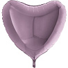 Фиолетовая Шар СЕРДЦЕ 36" Металлик Lilac 1204-0492
