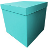 Бирюзовая Коробка для надутых шариков бирюза 1302-1169