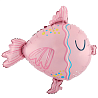 Морской мир Шар фигура Рыба розовая 1207-5476