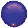 Фиолетовая Шарик 45см круг металлик Purple 1204-0015