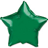  Шарик 4" звезда металлик Green 1204-0136