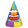 Торт Колпак Торт Birthday 6шт 1501-1149