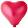  Шары Сердце 10" 25 см Металлик Красное 1105-0271