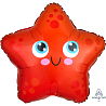 Морской мир Шар фигура Звезда морская красная 1207-4216