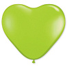  Шар Сердце 06" Фэшн Lime Green, 15 см 1105-0254