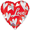  Шарик Love Водоворот сердец, 81 см 1203-0381