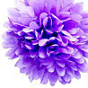 Фиолетовая Бумажный помпон сиреневый 25 см 2001-3516